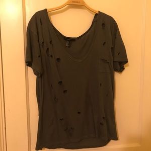 Distressed Forever 21 T-shirt
